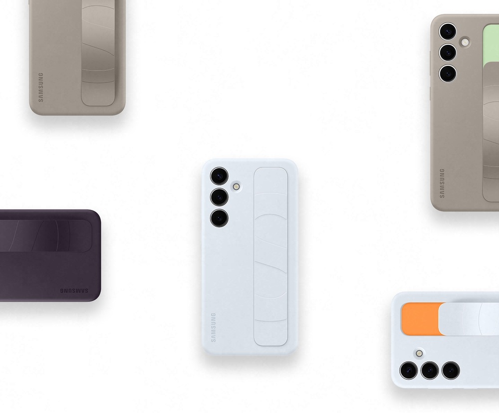 Kryt na mobil Samsung Silicone Grip s pútkom na Galaxy S24 modrý Kryt na mobil Samsung Silicone Grip s pútkom na Galaxy S24 modrý