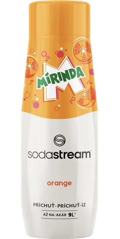 Príchuť pre šumivú vodu SodaStream MIRINDA orange, 440 ml