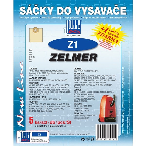 Vrecká do vysávača Zelmer, Clatronic a ďalšie, jednoduchá inštalácia