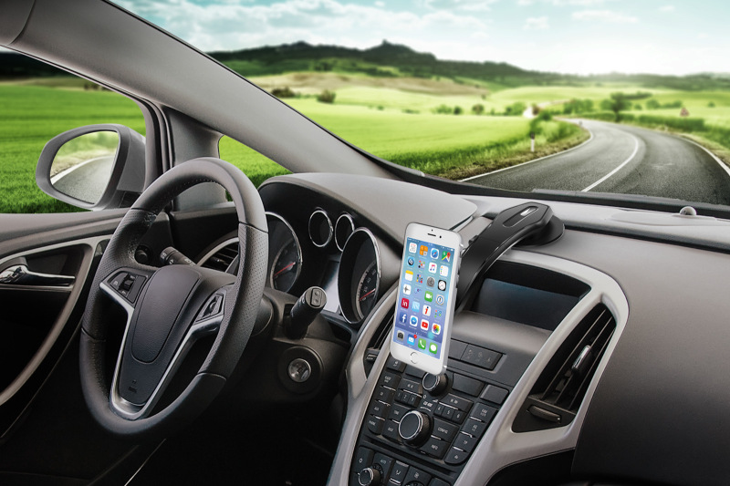 Držiak na mobil Connect IT InCarz ArmAngle magnetický, 4 magnety carbon Connect IT InCarz ArmAngle
