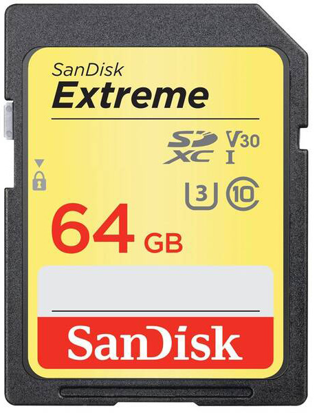 Pamäťová karta SANDISK SDXC Extreme 64GB UHS-I U3 (170R/80W)