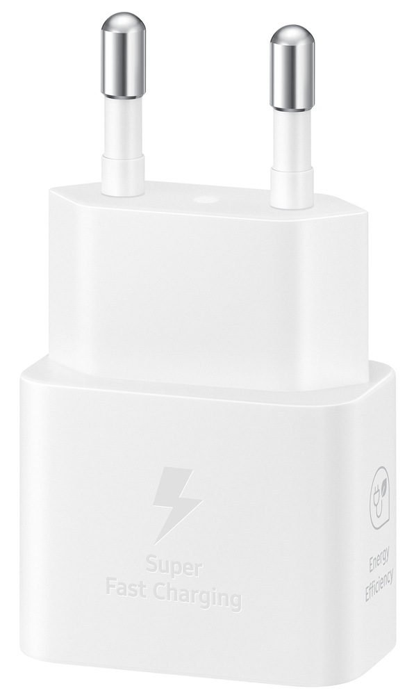 Nabíjačka do siete Samsung EP-T2510, USB-C, 25W, bez kábla biela Nabíjačka do siete Samsung EP-T2510, USB-C, 25W, bez kábla biela
