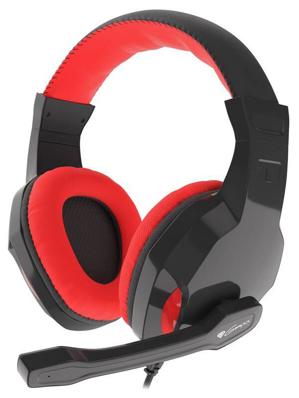 Headset Genesis ARGON 110 čierna/červená