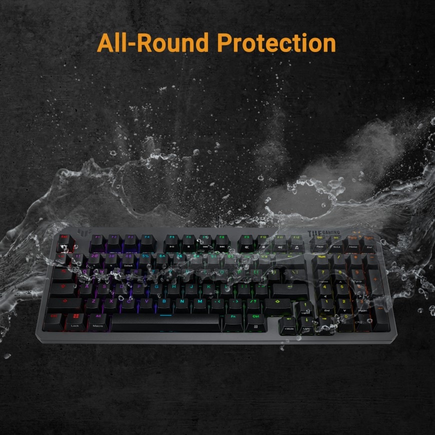 Klávesnica Asus TUF Gaming K3 GEN II - US layout čierna Klávesnica Asus TUF Gaming K3 GEN II - US layout - čierna