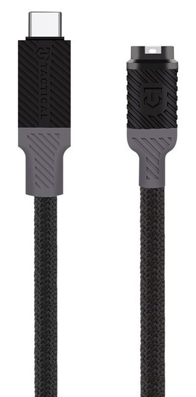 Nabíjací kábel Tactical Recce 3:20 pre Garmin USB-C čierny/sivý