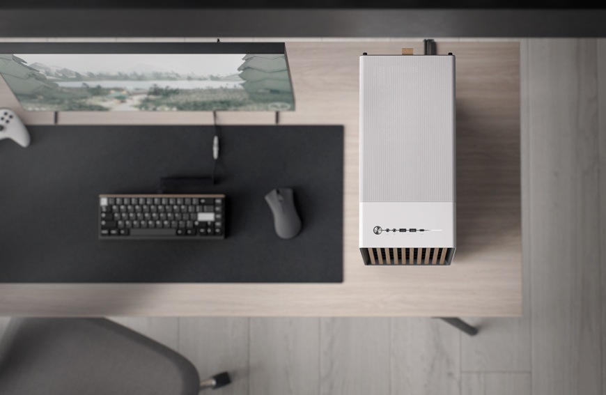 Case FRACTAL DESIGN North Charcoal Black Tempered Glass Light Tint čierna