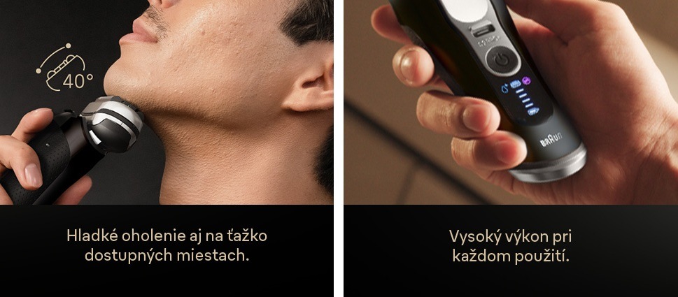Holiaci strojček Braun Series 9 PRO+ 9625s sivý Holiaci strojček Braun Series 9 PRO+ 9625s