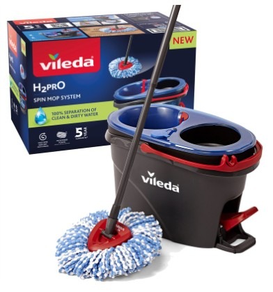 Mop sada Vileda H2PrO strapcový rotačný mop