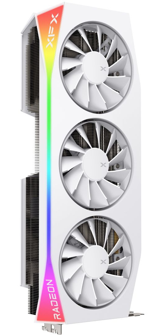 Grafická karta XFX Mercury AMD Radeon RX 9070 XT OC White Magnetic Air Edition RGB 16GB biela Detail Grafická karta XFX Mercury AMD Radeon RX 9070 XT OC White Magnetic Air Edition RGB