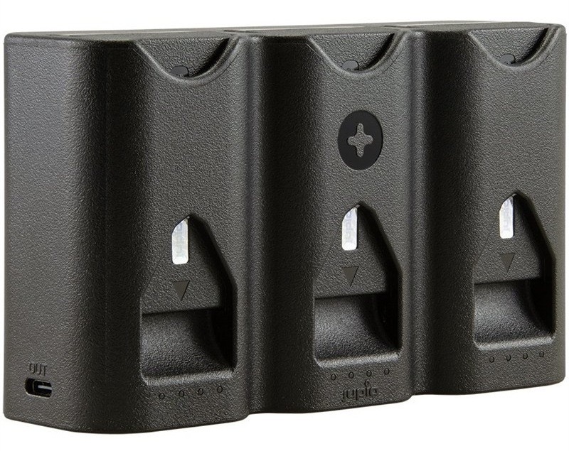 Nabíjačka Jupio pre Canon, 4 LED indikátory pre každý slot
