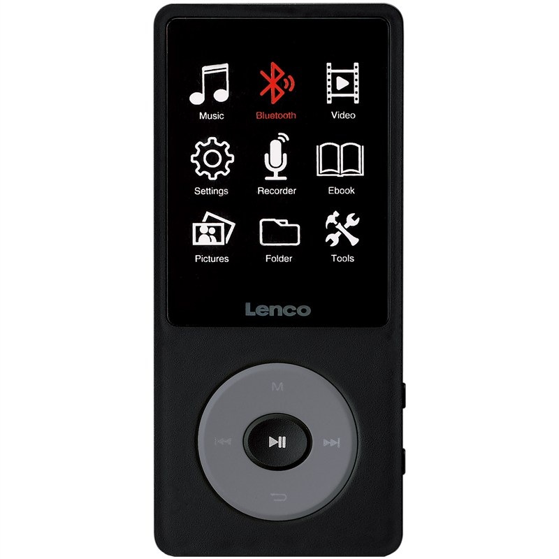MP4 prehrávač Lenco XEMIO-860BK, 8GB, čierna farba