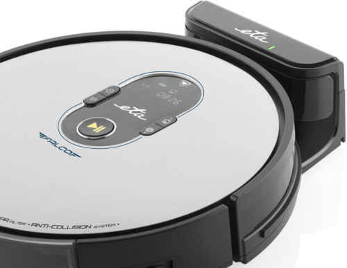 Robotický vysávač ETA Falco Smart 251590000 čierny/strieborný ETA Falco Smart 251590000, stříbrná