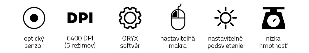 Myš Niceboy ORYX M200 čierna Myš Niceboy ORYX M200 čierna