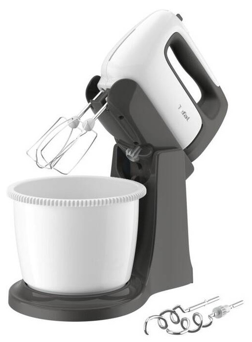 Ručný šľahač s misou Tefal Prep'Mix+ HT464138 biely