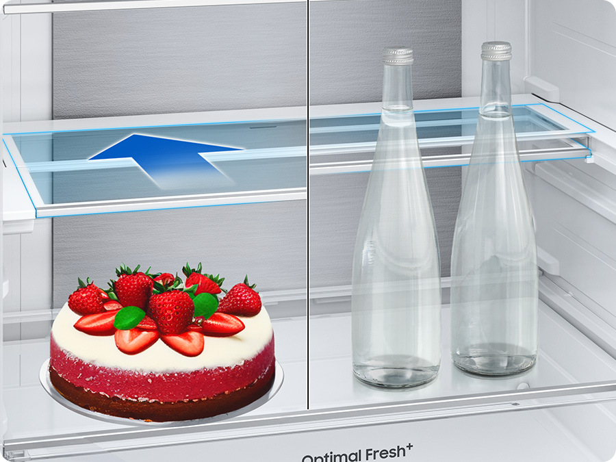 Chladnička s mrazničkou Samsung RB53DG706BS9EO strieborná Samsung RB53DG706BS9EO, NoFrost