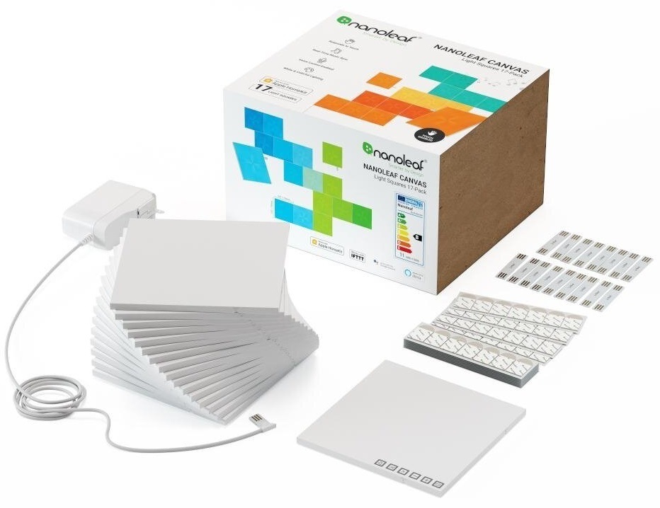 LED svetlo Nanoleaf Canvas Smarter Kit 17ks LED svetlo Nanoleaf Canvas Smarter Kit 17ks