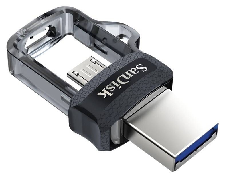 USB flashdisk SANDISK Ultra Dual m3.0 256GB OTG MicroUSB/USB 3.0 čierny USB flashdisk SANDISK Ultra Dual m3.0 256GB OTG MicroUSB/USB 3.0 čierny
