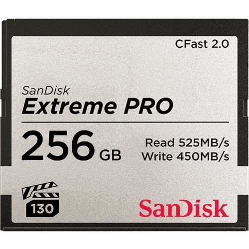 Pamäťová karta SANDISK Extreme Pro CFast 2.0 256 GB (525R/450W)