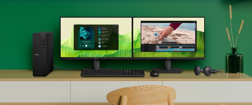 Stolný počítač Dell Slim ECS1250 čierny Stolný počítač Dell Slim ECS1250 čierny