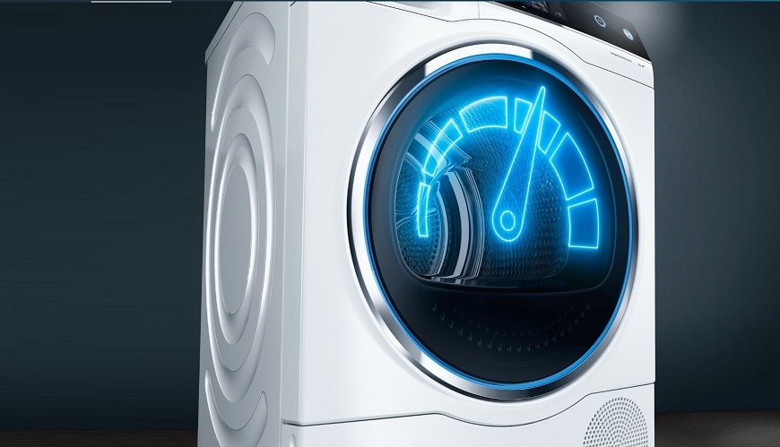 Sušička Siemens s dokresleným tachometrem znázornující možnost uryhlení sušení
