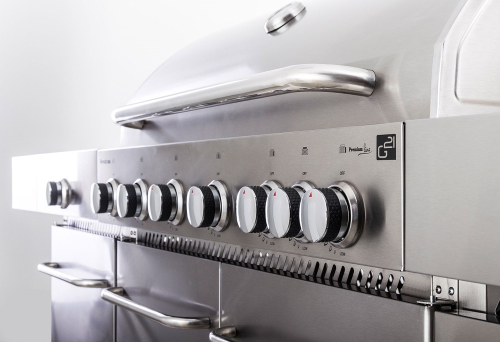 Gril záhradný plynový G21 Nevada BBQ kuchyňa Premium Line, 8 horákov G21 Nevada BBQ Premium Line