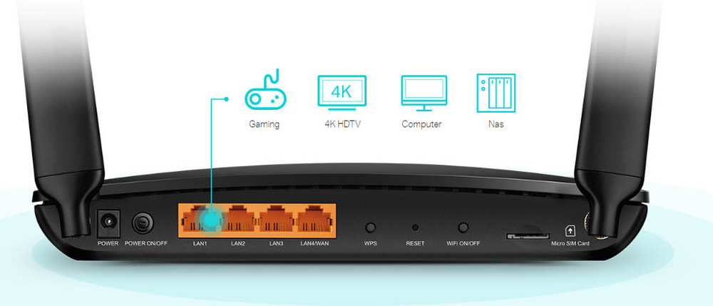 Router TP-Link Archer MR600 4G LTE čierny Router TP-Link Archer MR600 4G LTE čierny