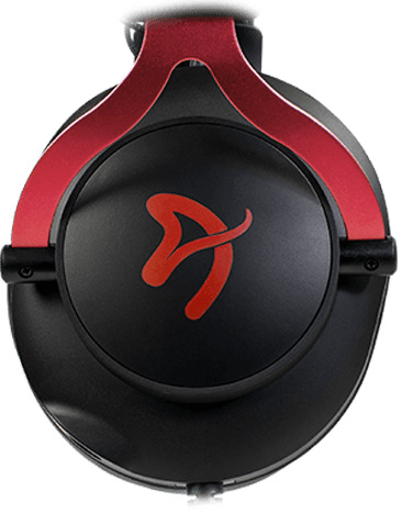 Headset Arozzi Aria čierny/červený Headset Arozzi Aria čierny/červený