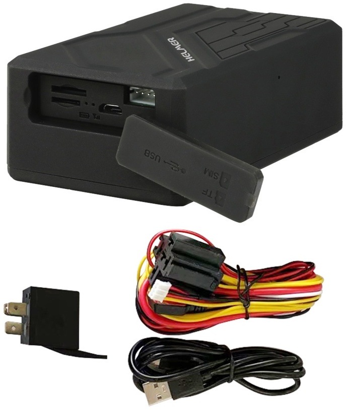 GPS lokátor Helmer LK 521 sivý