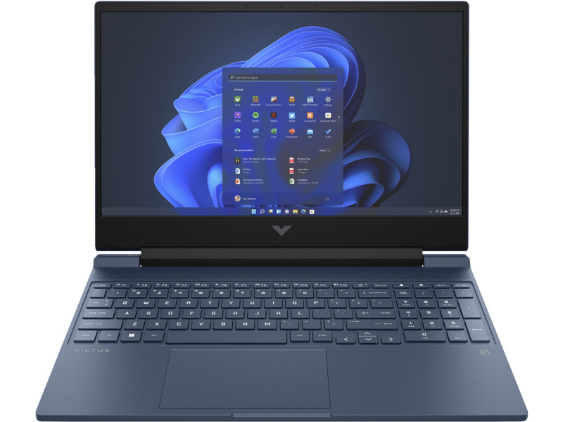 Notebook HP Victus 15-fa1039nc modrý