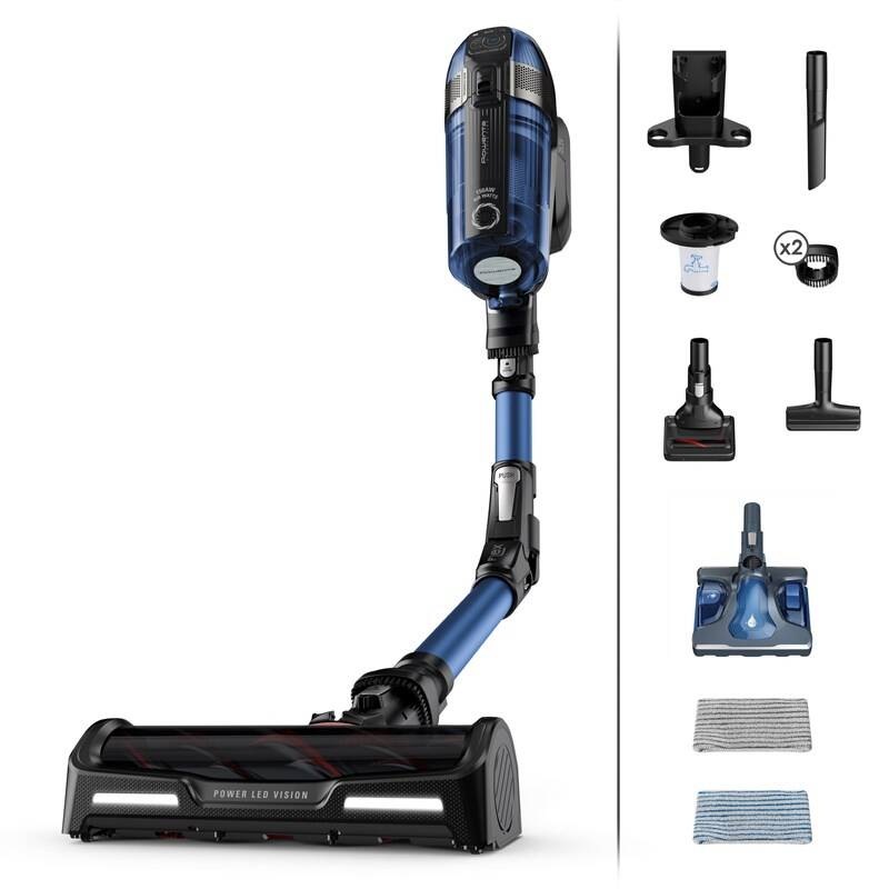 Tyčový vysávač Rowenta RH98C0WO X-Force Flex 12.60 Aqua, 150 AW modrý