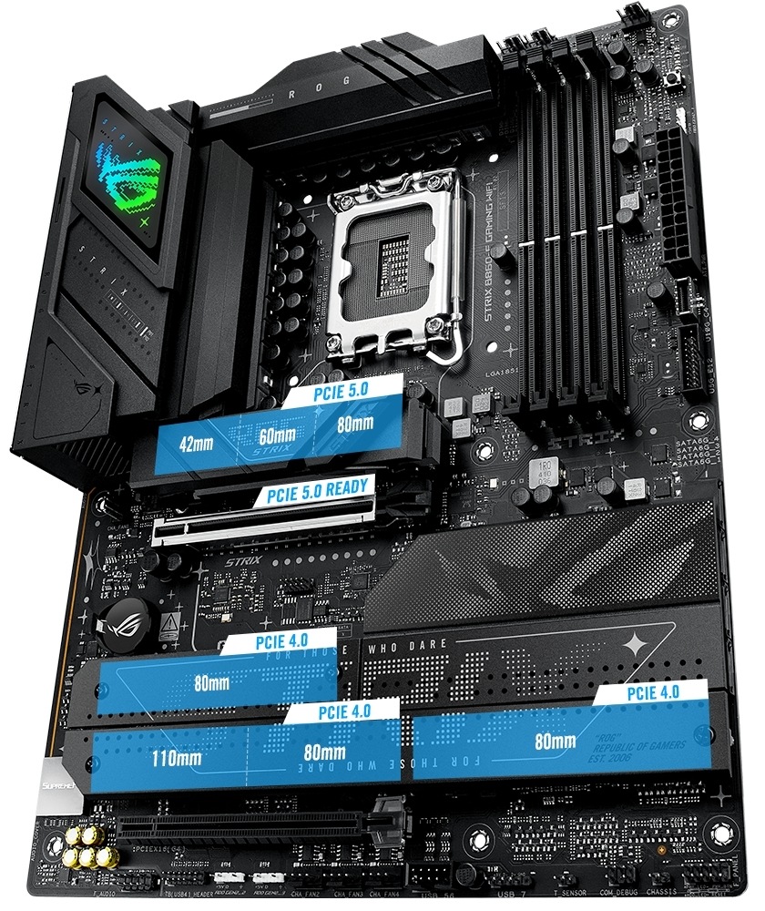 Základná doska Asus ROG Strix B860-F GAMING WIFI Základná doska Asus ROG Strix B860-F GAMING WIFI