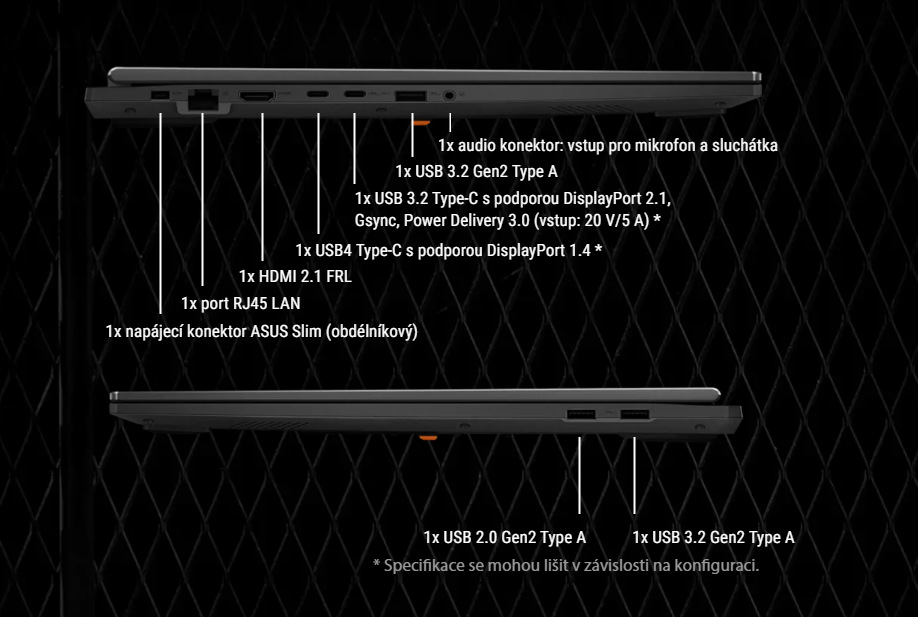 Notebook Asus TUF Gaming A18 sivý