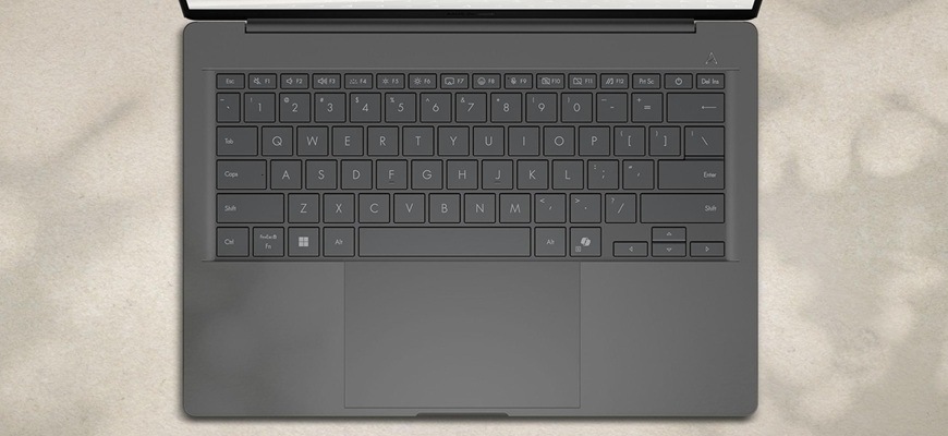 Notebook Asus Zenbook A14 sivý
