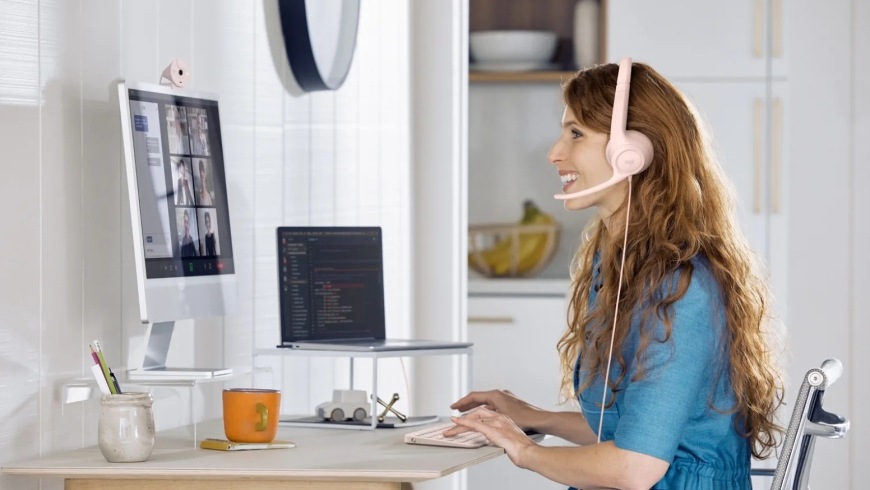 Headset Logitech H390, USB-C čierny Headset Logitech H390, USB-C čierny