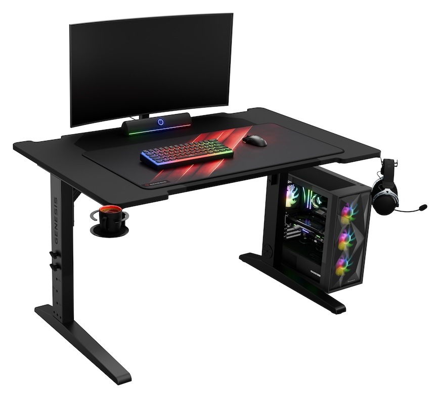 Herný stôl Genesis HOLM MODULAR 140, RGB čierny Herný stôl Genesis HOLM MODULAR 140, RGB čierny