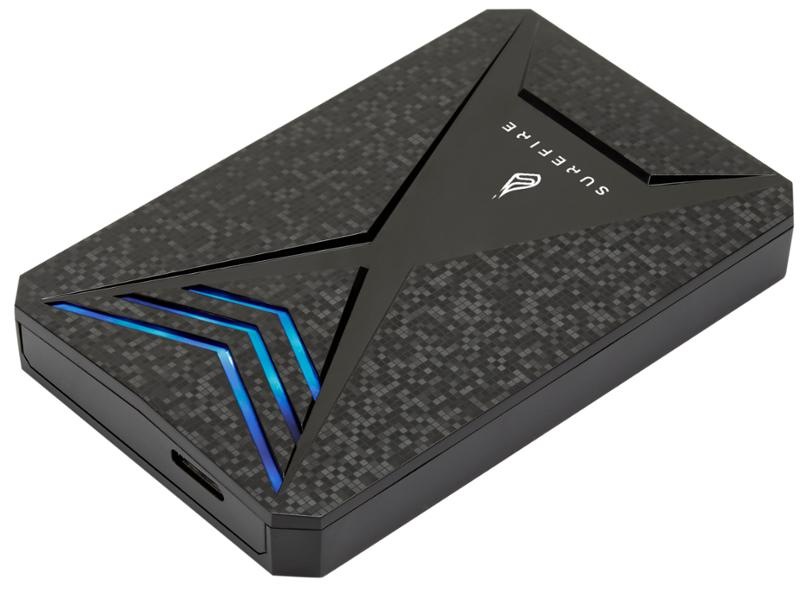 SSD externý SureFire Gaming Bunker SSD USB 3.2 Gen 1 512GB čierny