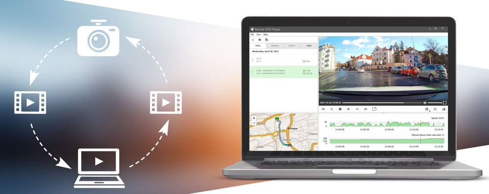 Autokamera NAVITEL MR750 Smart čierna Autokamera NAVITEL MR750 Smart čierna