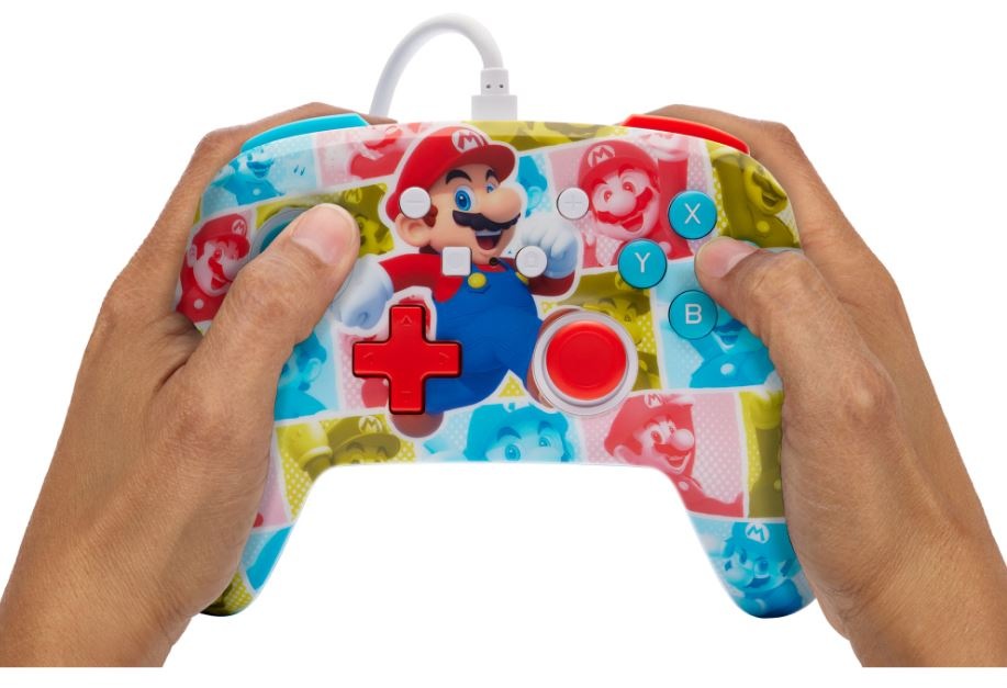Gamepad PowerA Enhanced Wired Controller na Nintendo Switch - Super Mario - Mario Hero Reel PowerA Enhanced Wired pre Nintendo Switch - Super Mario . Mario Hero Reel