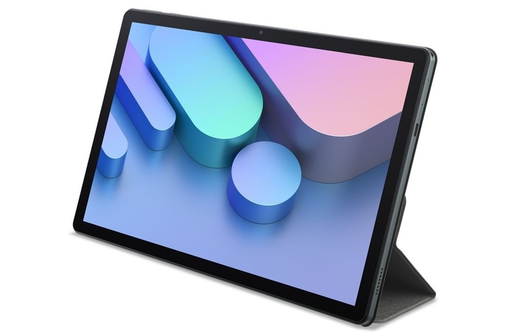 Tablet Acer Iconia V13 (V13-11M-806P) 8 GB / 256 GB + flipové pouzdro zelený Tablet spredu Acer Iconia V13 (V13-11M-806P) na stojane