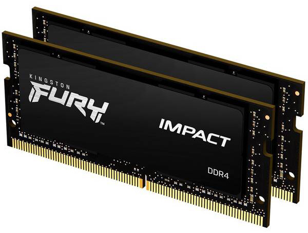 Pamäťový modul SODIMM Kingston FURY Impact DDR4 16GB (2x8GB) 3200MHz CL20