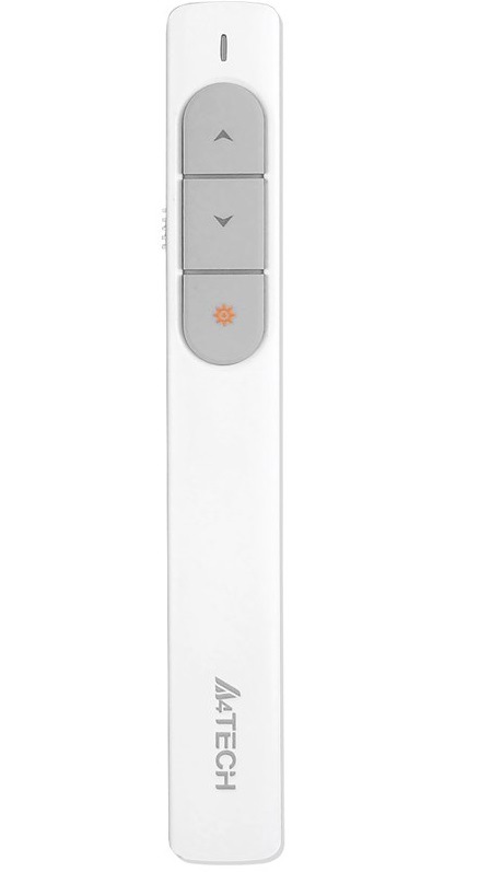 Bezdrôtový prezentér A4Tech 2.4G Wireless Laser Pen, biela