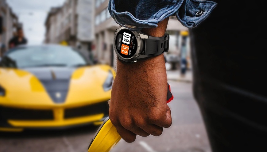 Inteligentné hodinky Aligator Watch GPS čierne