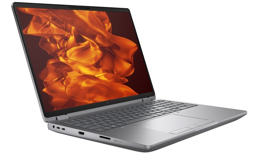 Detail otvoreného notebooku HP Zbook Fury G1i 16".