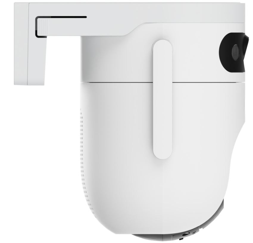 IP kamera EZVIZ PTZ/duálny H9c 5+5MP biela IP kamera EZVIZ PTZ/duálna H9c 5+5MP v pohľade zo strany