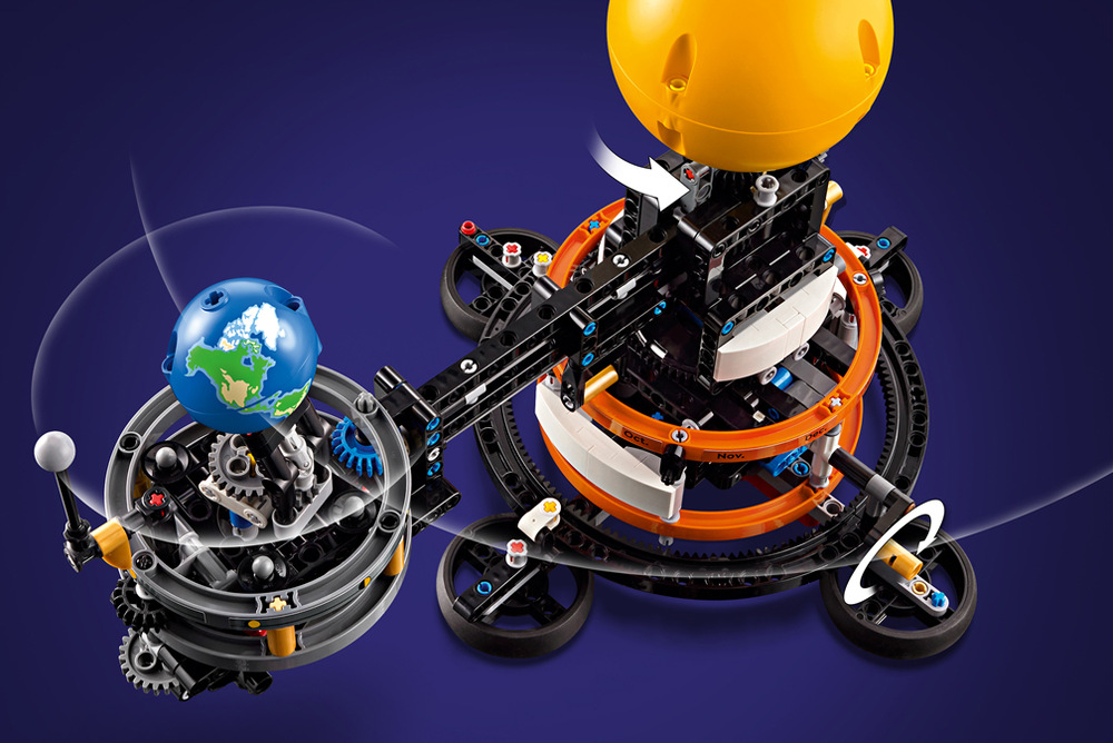 Stavebnica LEGO® Technic 42179 Planeta Země a Měsíc na oběžné dráze Fázy Mesiaca a názvy mesiacov pomáhajú deťom hravou formou lepšie spoznávať vesmír a astronómiu.