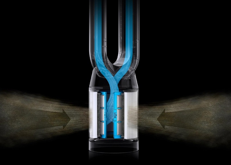 Čistička vzduchu Dyson Purifier Humidify+Cool PH2 De-Nox PH05 strieborná/medená Čistička vzduchu Dyson Purifier Humidify+Cool PH2 De-Nox PH05 strieborná/medená