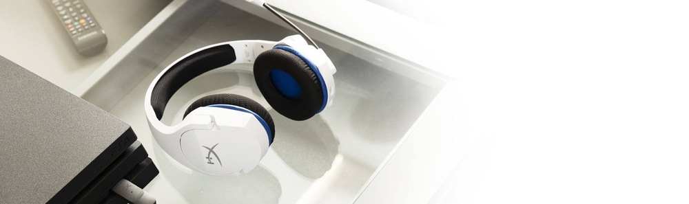 Headset HyperX Cloud Stinger Core Wireless pre PS4/PS5 biely Headset HyperX Cloud Stinger Core Wireless
