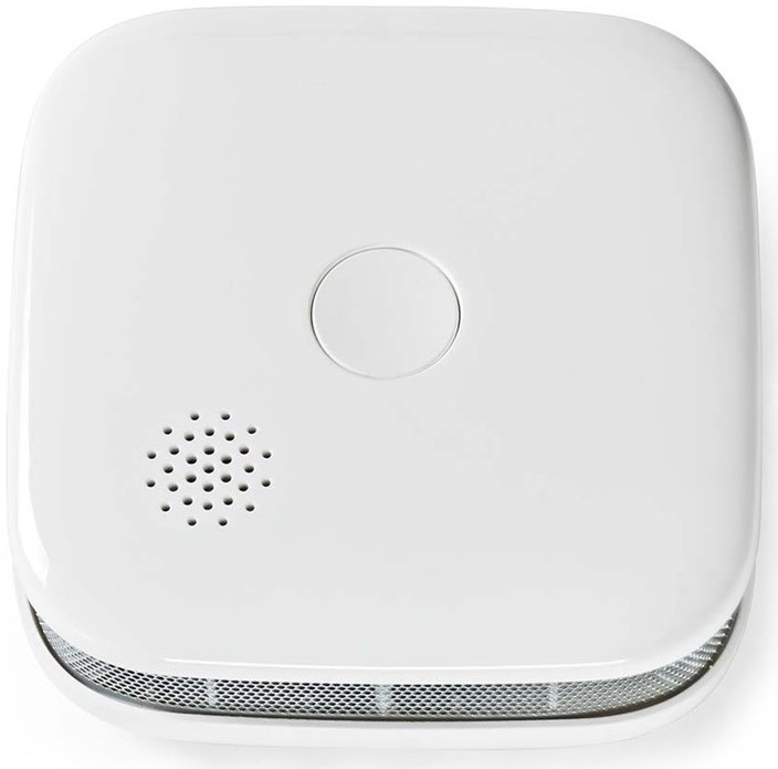 Detektor dymu Nedis SmartLife Wi-Fi biely