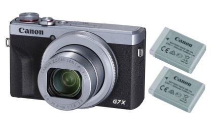 Digitálny fotoaparát Canon PowerShot G7X Mark III Battery Kit strieborný Digitálny fotoaparát Canon PowerShot G7X Mark III Battery Kit strieborný