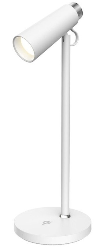 Stolná lampa IMMAX TIT, Qi nabíjanie biela